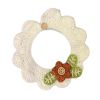 White Flower Pet Knitted Collar Handmade Crochet Cat Dog Necktie Collar Cute Scarf Necklace Bandana Bib