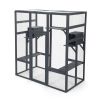 Super Large Cat Cage - Grey (New)