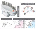 Pet Life 'Gyrater' Swivel Travel Dual-Rowed Grooming Undercoat Pet Rake