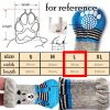 4 Pcs Cats Dogs Knitted Socks Cute Pink Green Frog Foot Covers Scratch Dirt Resistant Paw Protect Puppy Teddy Corgi Pet Shoes