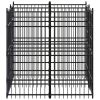 Outdoor Dog Kennel Steel 39.7 ft¬≤