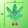 MJ the Weed Leaf 420 Dog Toy