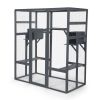 Super Large Cat Cage - Grey (New)