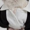 Varsity-Buckled Collared Pet Coat