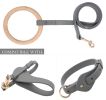 Pet Life 'Ever-Craft' Boutique Series Beechwood and Leather Designer Dog Leash