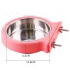 Stainless steel pet bowl hanging bowl tableware overturn proof dog bowl dog bowl cat bowl feeder