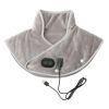 Electric Heating Shoulder Neck Pad Soft Comfortable Thermal Compress Cervical Shawl USB Heated Back Warm Wrap Tool Relief