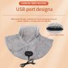 Electric Heating Shoulder Neck Pad Soft Comfortable Thermal Compress Cervical Shawl USB Heated Back Warm Wrap Tool Relief