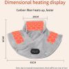 Electric Heating Shoulder Neck Pad Soft Comfortable Thermal Compress Cervical Shawl USB Heated Back Warm Wrap Tool Relief